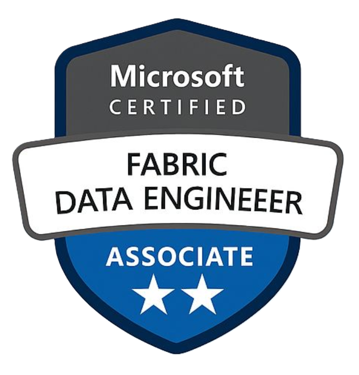 Microsoft Fabric Data Engineer Associate badge